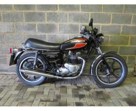 A tidy, matching-numbers T140 Bonneville with an electric start.Introduced in the early 1980s as the Meriden facility was nea