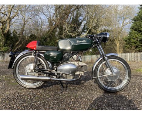 The ultimate Italian 125cc Café Racer.A very rare 1968 Benelli Sprite Super Sport; the fastest and best handling 125cc of its