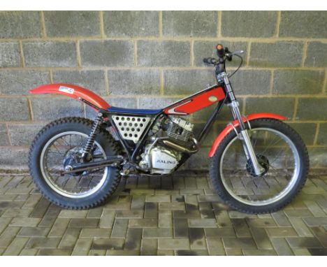 As used by Doug Theobald, legendary trials rider and offered with No Reserve.Believed to have been built by Jon Bliss of Cots