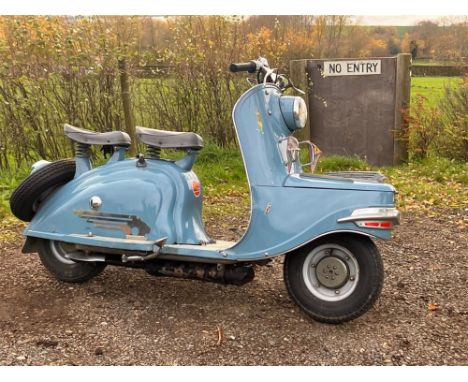 Unrestored and original Peugeot S57 Scooter.Peugeot was the last of the three major French manufacturers to launch into scoot