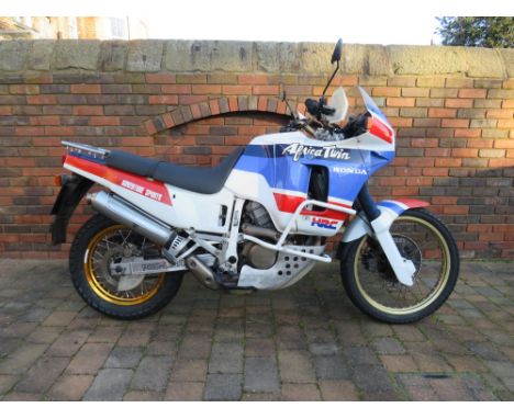 First year of production Africa Twin.The only Africa Twin produced in the HRC factory, other than the works bikesProduced as 