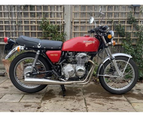 The 400 Four is undoubtedly an appreciating classic and this smart example is on offer at 'No Reserve'.The CB400F was the ver