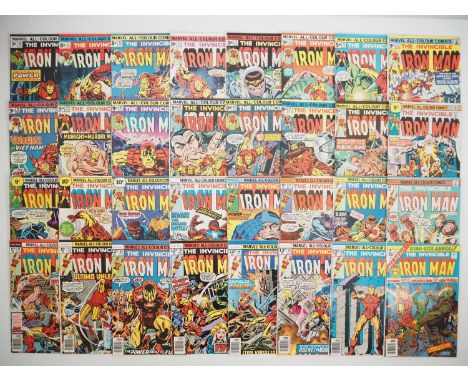 IRON MAN #69, 71 to 100 + KING-SIZE ANNUAL #3 (32 in Lot) - (1974/1977 - MARVEL - US & UK Price Variant) - Includes the debut