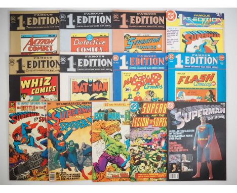 DC TREASURY EDITION LOT (13 in Lot) - (1974/1976 - DC - US & UK Price Variant) - Includes FAMOUS FIRST EDITION #C-26, C-28, C