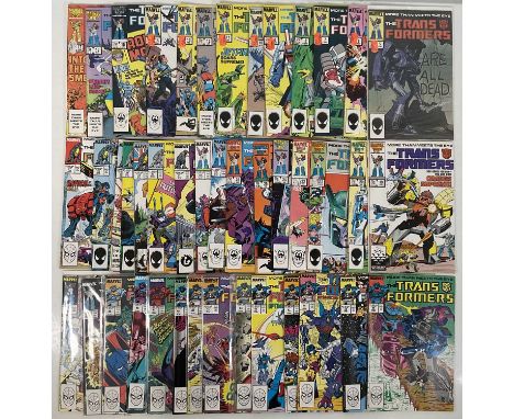 TRANSFORMERS #5 to 52 (48 in Lot) - (1985/1989 - MARVEL) - Unbroken run of 48 issues (4 years) and includes first appearances