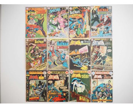 BRAVE AND BOLD #69, 72, 76, 79, 80, 86, 91, 92, 100, 103, 105, 111 (12 in Lot) - (1966/1974 - DC) - Includes appearances by G