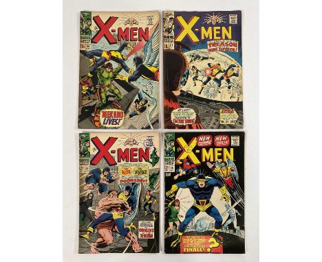 X-MEN #36, 37, 38, 39 (4 in Lot) - (1967 - MARVEL - US &amp; UK Price Variant) - Includes the first appearance of Mekano + th