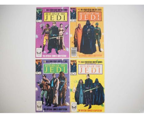 RETURN OF THE JEDI #1, 2, 3, 4 (4 in Lot) - (1983/1984 - MARVEL) - Includes the first comic book appearance of Jabba the Hutt