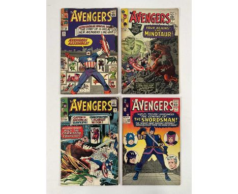 AVENGERS #16, 17, 18, 19 (4 in Lot) - (1965 - MARVEL) - Includes the first appearance of the Swordsman, the third appearance 