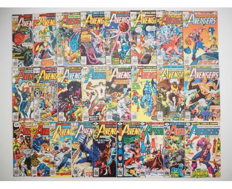 AVENGERS #165 to 189 (25 in Lot) - (1977/1979 - MARVEL - US & UK Price Variant) - Includes the first meeting of the Avengers 