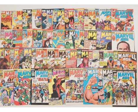 MARVEL AGE #1 to 39 + ANNUAL #1 (41 in Lot - 2 copies of issue #27) - (1983/1986 - MARVEL) - An unbroken run of the first 39 