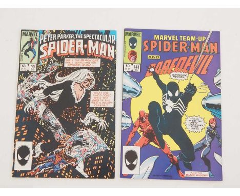 MARVEL TEAM-UP #141 & PETER PARKER, THE SPECTACULAR SPIDER-MAN #90 (2 in Lot) - (1984 - MARVEL) - Both issues went up for sal