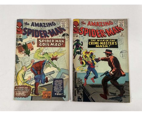 AMAZING SPIDER-MAN #24 &amp; 26 (2 in Lot) - (1965 - MARVEL) - Includes the first appearance of Bennett Brant as the Crime Ma