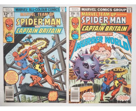 MARVEL TEAM-UP #65 & 66 - (2 in Lot) - (1978 - MARVEL - UK Price Variant) - Includes First & Second US comic book appearance 