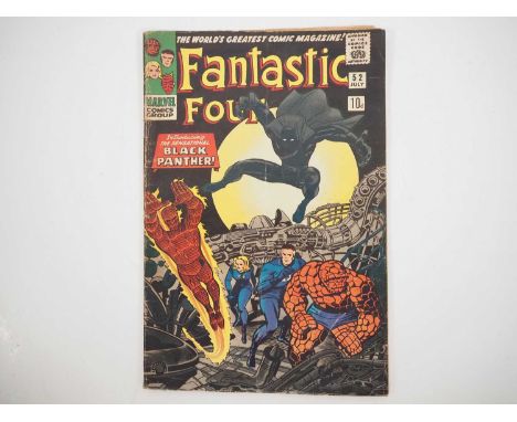 FANTASTIC FOUR #52 (1966 - MARVEL - UK Price Variant) - First appearance of Black Panther (one of the hottest and significant