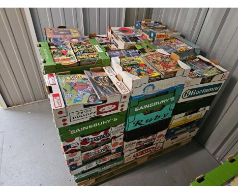 HUGE COMIC LOT PT. 2 (Circa 5000+ COMICS in Lot) - A huge collection of Marvel, DC &amp; Independent comics palletized for co