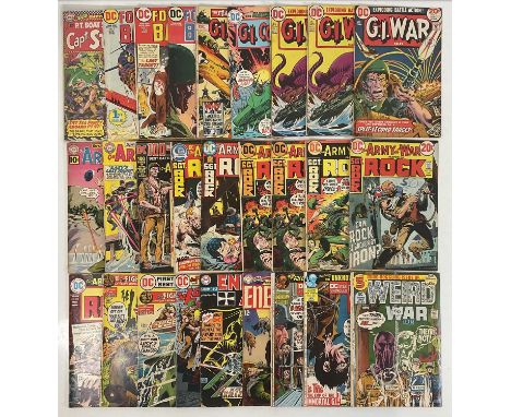 DC WAR LOT (27 in Lot) - Includes CAPT. STORM #12 (1966) + FOUR STAR BATTLE TALES #1, 2, 4 (1973) + G.I. COMBAT #154, 177 (19