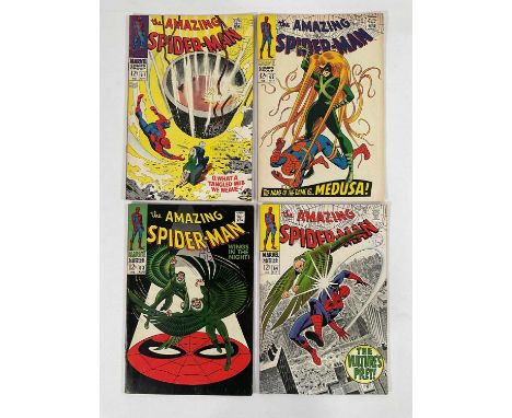 AMAZING SPIDER-MAN #61, 62, 63, 64 (4 in Lot) - (1968 - MARVEL) - Includes the first cover appearance of Gwen Stacy + appeara