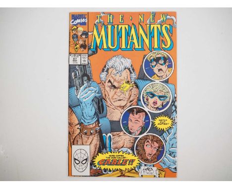 NEW MUTANTS #87 - (1990 FIRST PRINT - MARVEL) - First full appearance of Cable + First appearances of Stryfe and the Mutant L