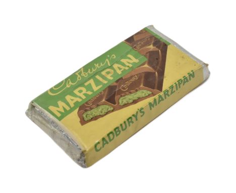 Cadbury's Chocolate - a vintage mid century point of advertising shop display Cadbury Marzipan Chocolate dummy bar. The bar w