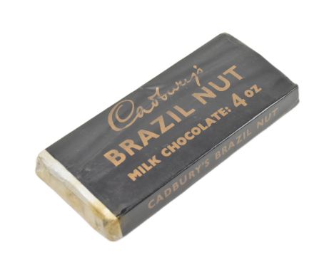 Cadbury's Chocolate - a vintage mid century point of advertising shop display Cadbury Brazil Nut Chocolate dummy bar. The bar