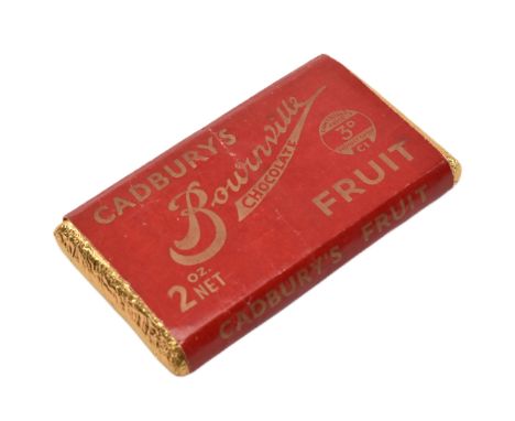 Cadbury's Bournville Fruit Chocolate - a vintage mid century point of advertising shop display Cadbury Bournville Fruit Choco