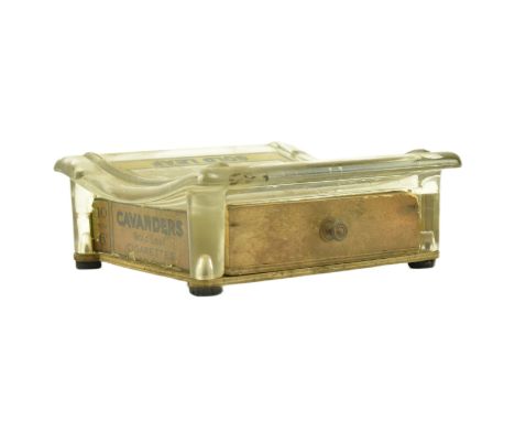 Cavander's Gold Leaf Cigarettes - a vintage 20th century advertising point of sale / shop display countertop display case. Th