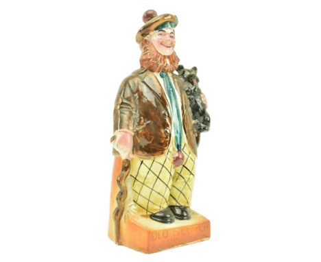 Old Scotch &amp; Little Scotch - a vintage 20th century point of sale advertising ceramic figure for Old Scotch Whisky. The f