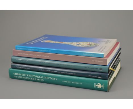 REFERENCE BOOKS AND CATALOGUES ON CHINESE WORKS OF ART, SOTHEBY’S & CHRISTIE’S  To include:   1.Christie’s Pictorial History 