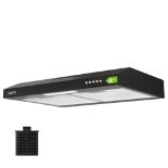 RRP £92.54 CIARRA ASB6903D 60cm Visor Cooker Hood A+ Energy Efficient