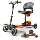 RRP £1041.23 SuperHandy Passport Pro Mobility Scooter - Foldable Aluminum Frame
