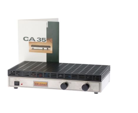 A Beard Model CA35 Stereo Valve Preamplifier, black, serial no. 893583, powers up and works at time of cataloguing