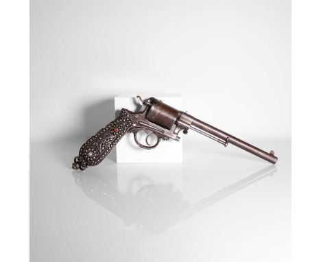 An 11mm Gasser six-shot service revolver, late 19th century, serial no. 88467, with a 9.5in barrel complete with fore and rea
