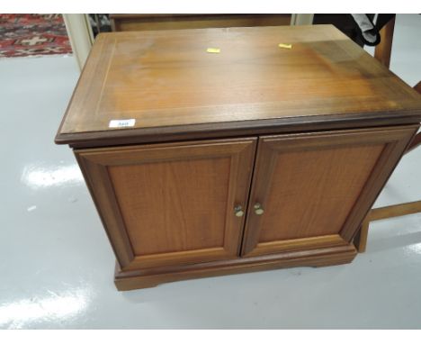 A vintage TV cabinet, DVD recorder etc