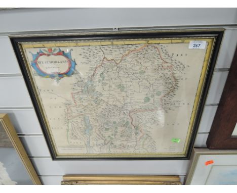 A vintage map print of Westmorland by Rob Morden