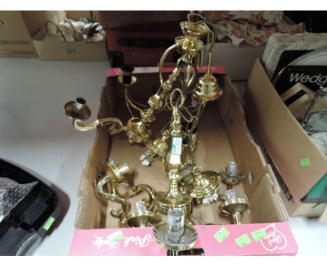 A selection of modern light fittings