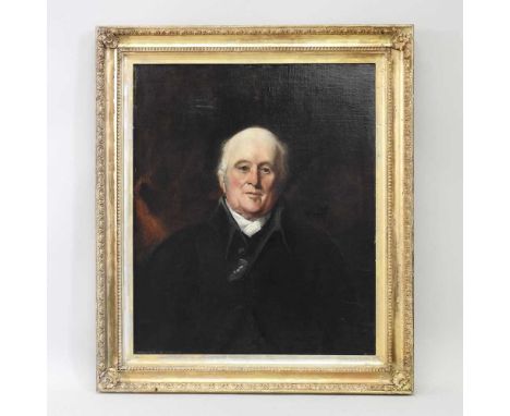 English School, 19th century, half-length portrait of a gentleman, oil on canvas, 75 x 62cm
