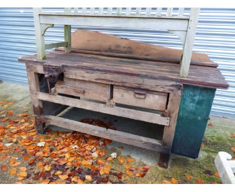 A LARGE WORK BENCH.
