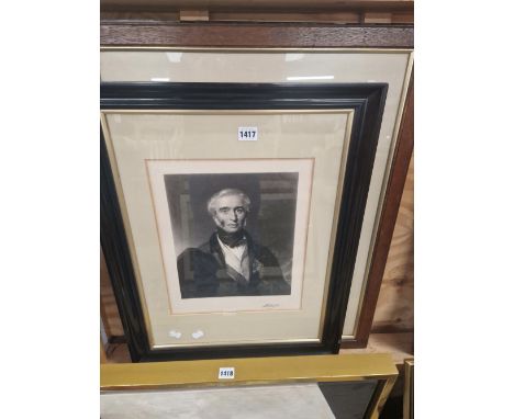 THREE 19TH CENTURY PORTRAIT PRINTS.