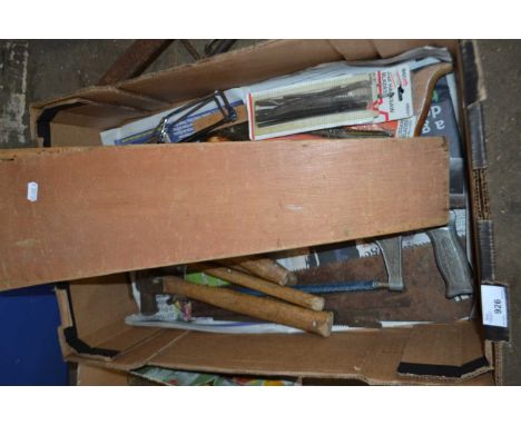 Quantity of hand tools to include, saws, hammers etc