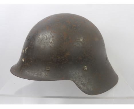 A WWI German Army Helmet.