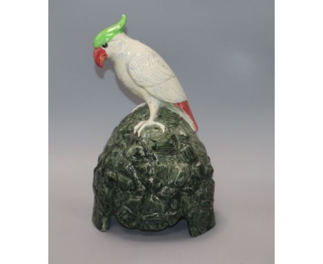 A Royal Doulton "parakeet" speaker cover height 39cm