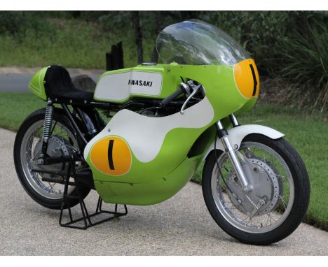 Offered for sale by former World Champion Kork Ballington; ex-Gregg Hansford1971 Kawasaki 500cc H1RA Racing MotorcycleFrame n