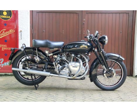 Formerly part of The Anthony R. East Classic Motorcycle Collection1952 Vincent 998cc Rapide Series C Touring Model Registrati