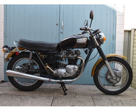 1972 Triumph 649cc T120V BonnevilleRegistration no. RVT 19LFrame no. T120V HG60961Engine no. T120V HG60961Along with BSA-Triu