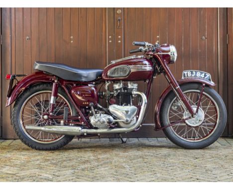 The Anthony R. East Classic Motorcycle Collection1955 Triumph 500cc Speed TwinRegistration no. TBJ 847Frame no. 71882Engine n