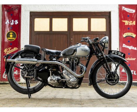 The Anthony R. East Classic Motorcycle Collection1938 Triumph 350cc Tiger 80Registration no. JFO 914Frame no. TL.5199Engine n