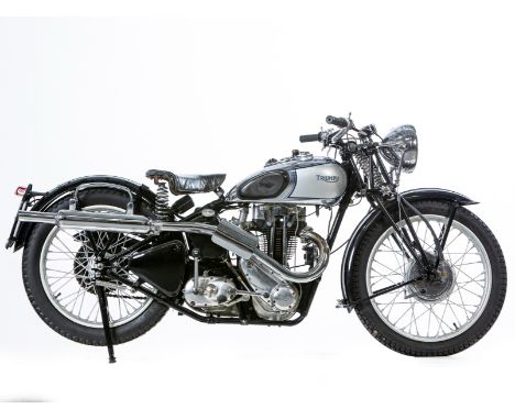 1937 Triumph 350cc Tiger 80Registration no. HV 8121Frame no. TL 2248Engine no. 7-T80 3966Just as he had done at Ariel in the 