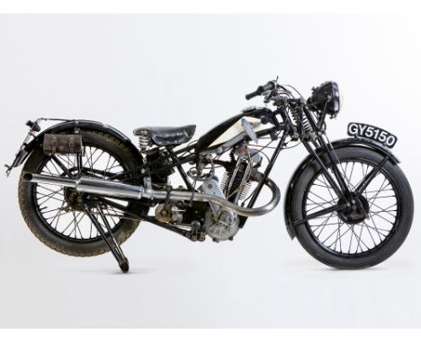 1932 Cotton-JAP 350cc OHVRegistration no. GY 5150Frame no. 8322Engine no. IOS/Y 27245/S•Single family ownership since 1982•Re