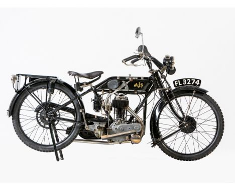 Property of a deceased's estate1922 AJS 349cc Model B TouringRegistration no. FL 3274Frame no. 17530Engine no. 17530The first